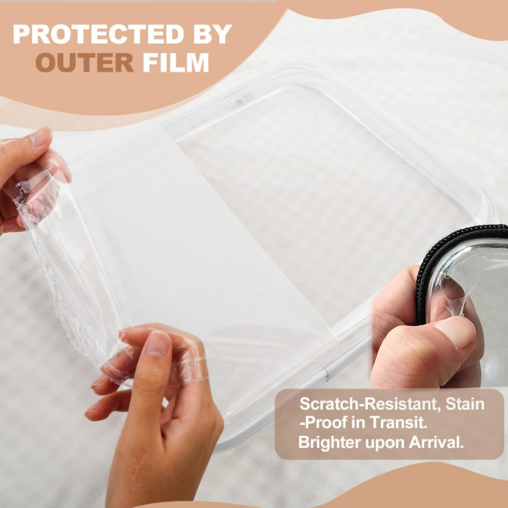 Viphope diaper bag organizer in clear shell promotes tidy diaper essentials.