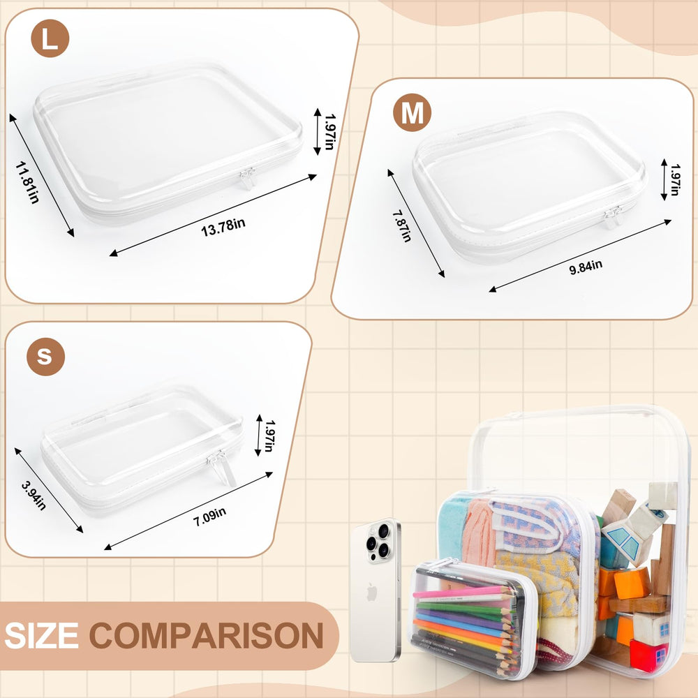 Viphope transparent waterproof pouch emphasizes moisture protection for cosmetics or baby supplies.
