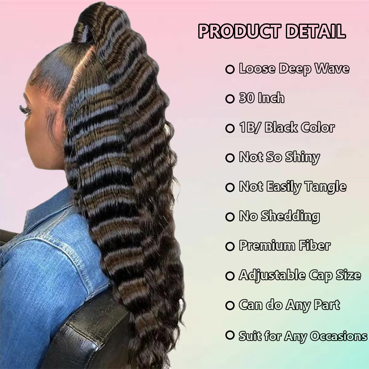 VIPPRETTY 13x6 HD lace front wig side part demonstrates versatile parting options