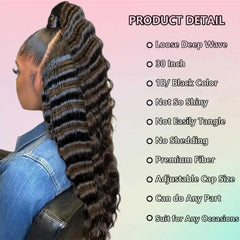 VIPPRETTY 13x6 HD lace front wig side part demonstrates versatile parting options