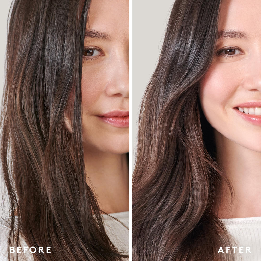 Virtue 6-in-1 Styler color-treated-hair image shows safe formula.