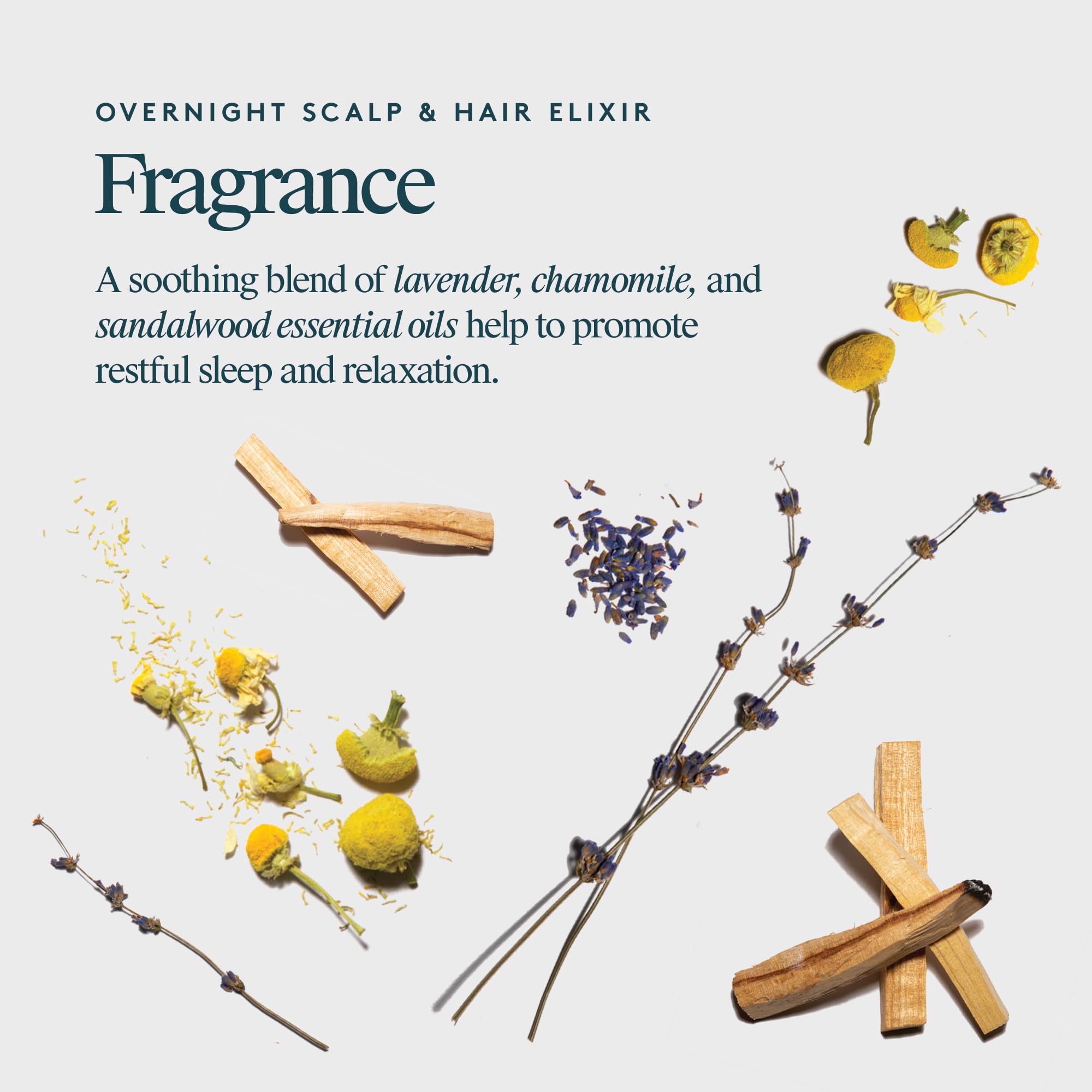 Virtue Correct Overnight Elixir calming fragrance shown as part of night routine.
