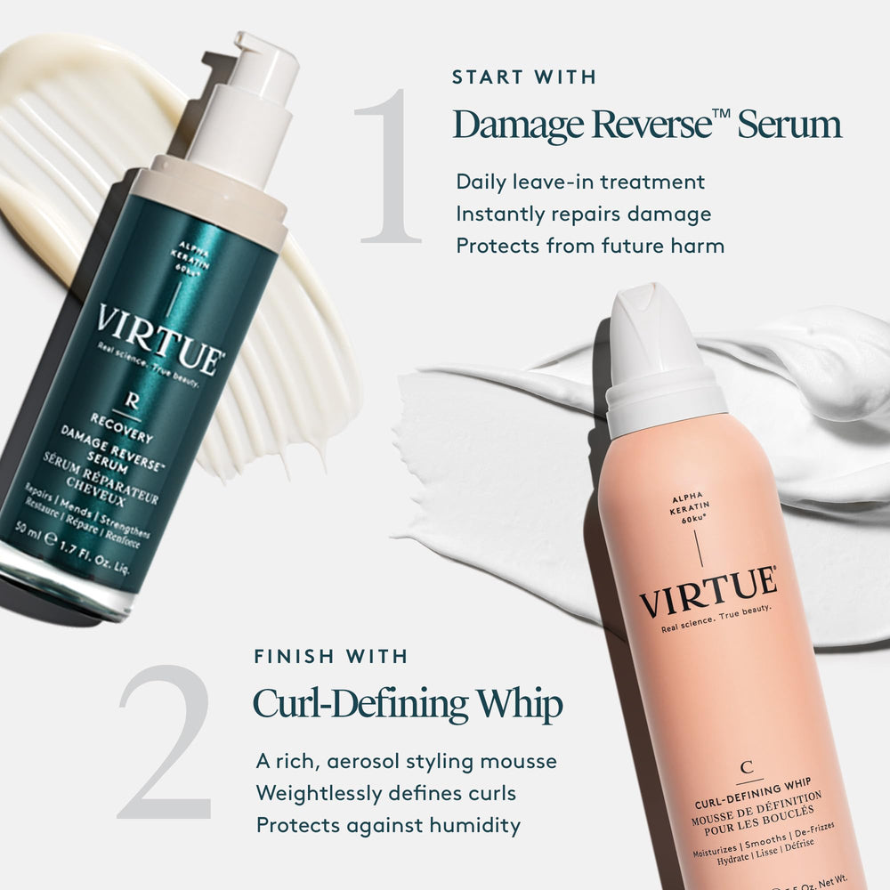 Virtue Curl Defining Whip twisting curls to enhance curl formation