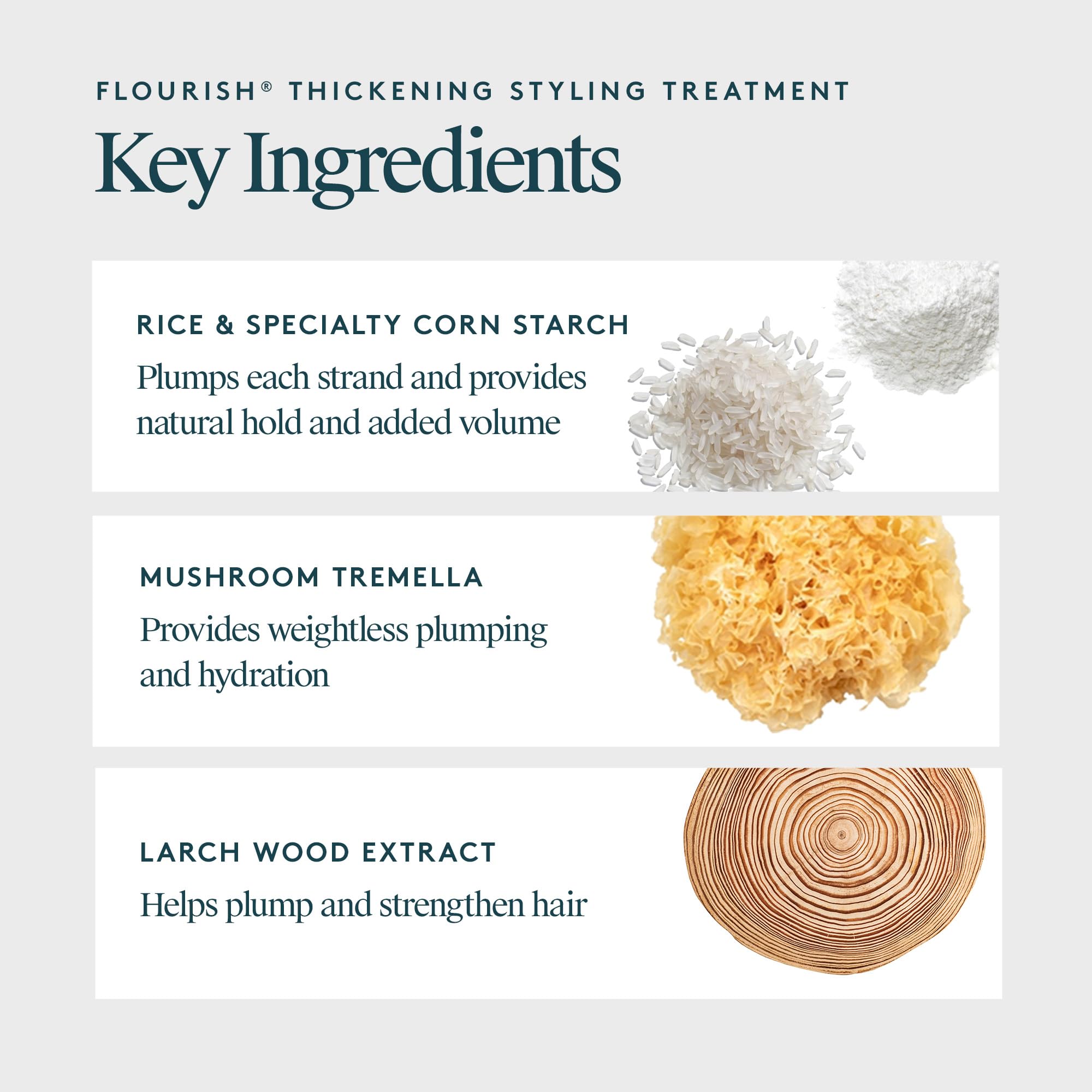 VIRTUE Flourish application-hair demonstrates easy, leave-in styling for thickness.