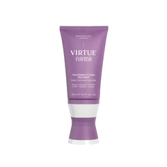 VIRTUE Flourish bottle front shows sleek packaging for all-day volume.