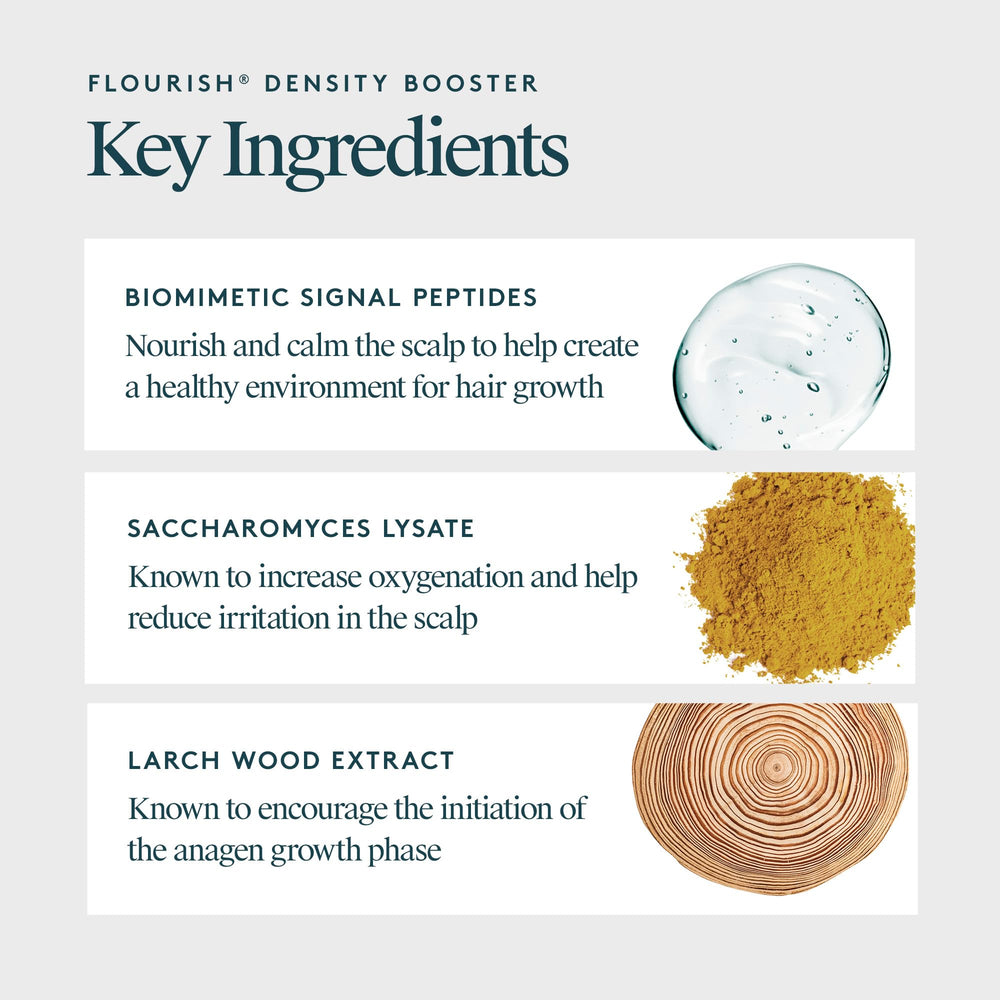 Virtue Flourish Density Booster Spray vegan-clean formula suitable for color-treated hair.
