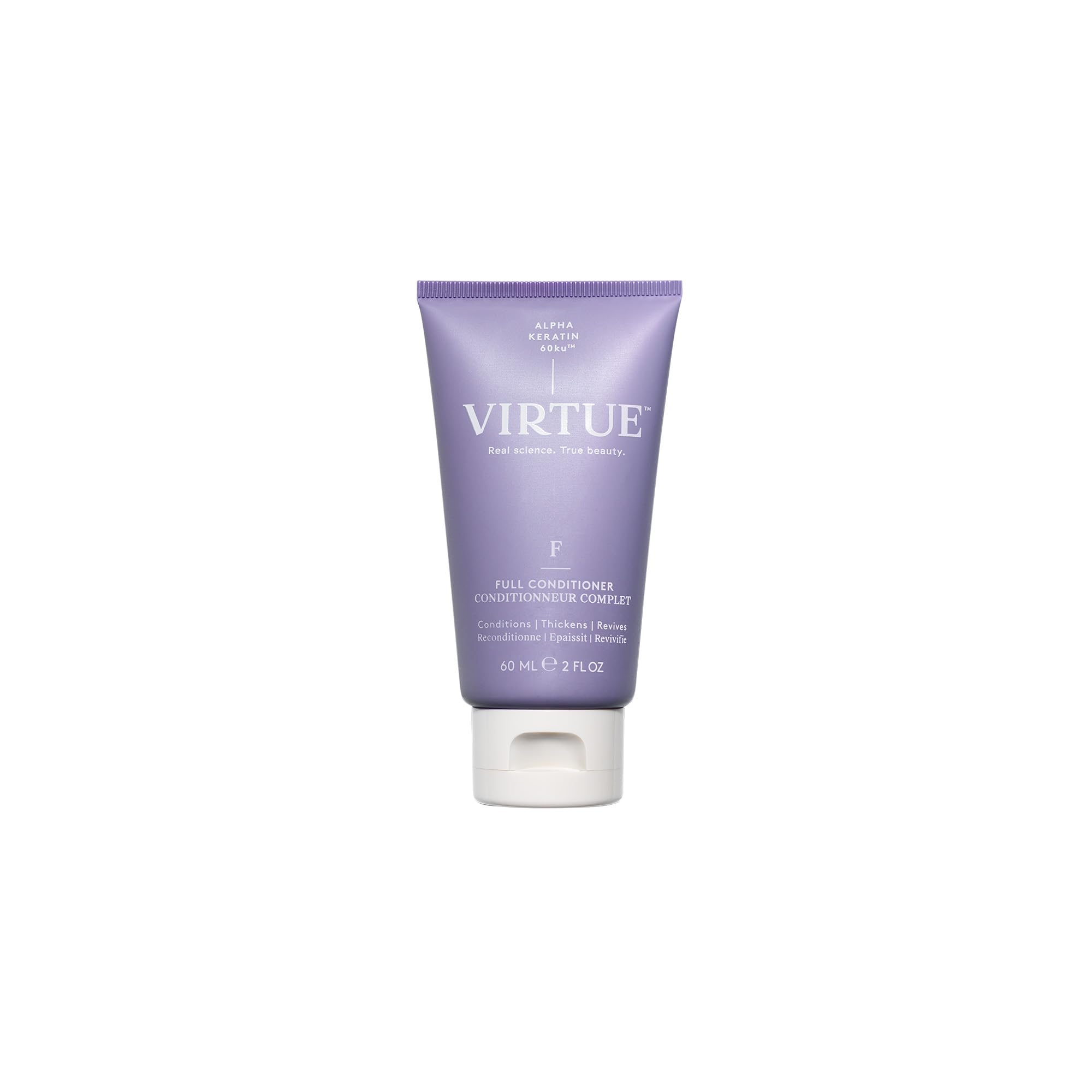 VIRTUE Full Volumizing Conditioner bottle hero highlighting lift-enhancing design.