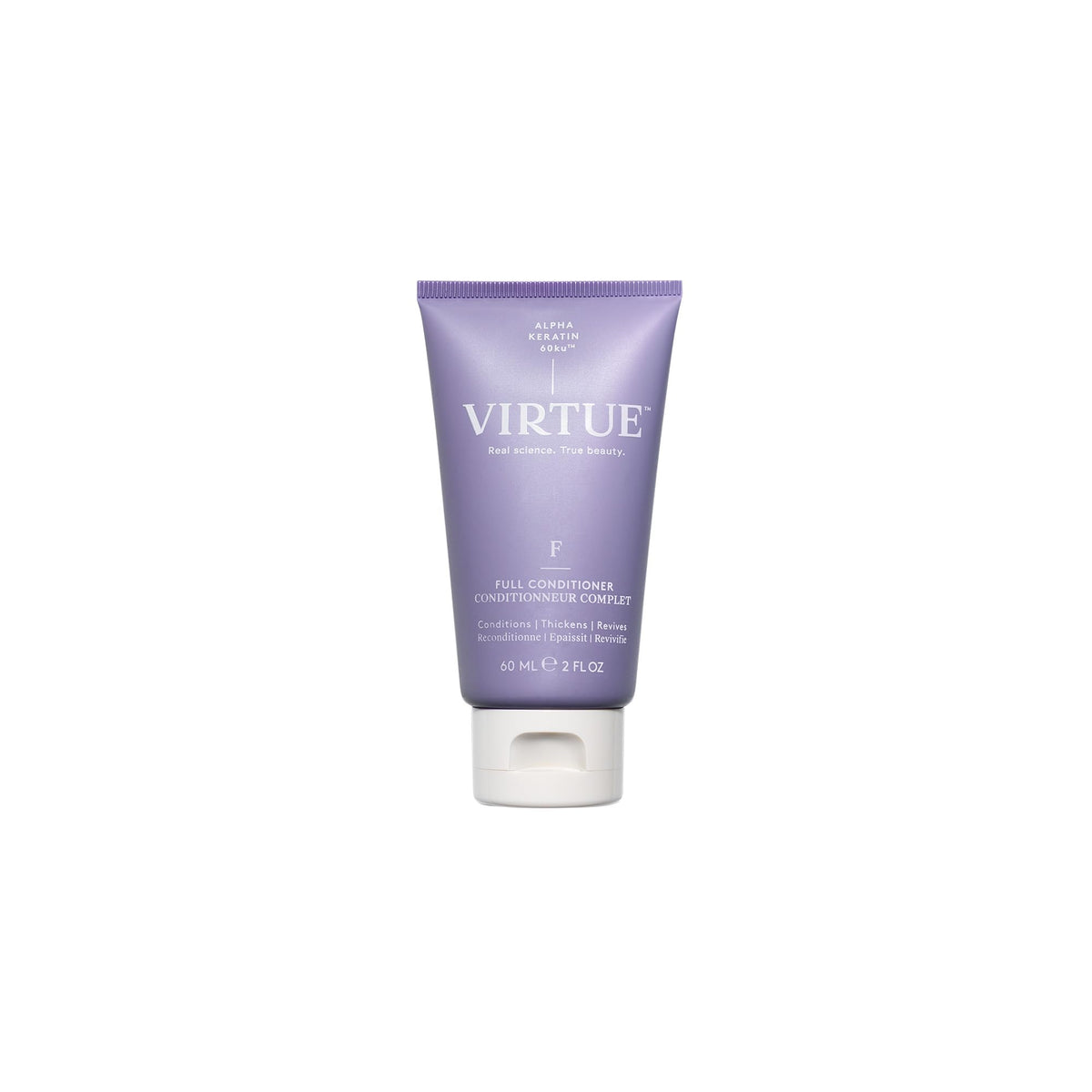 VIRTUE Full Volumizing Conditioner bottle hero highlighting lift-enhancing design.