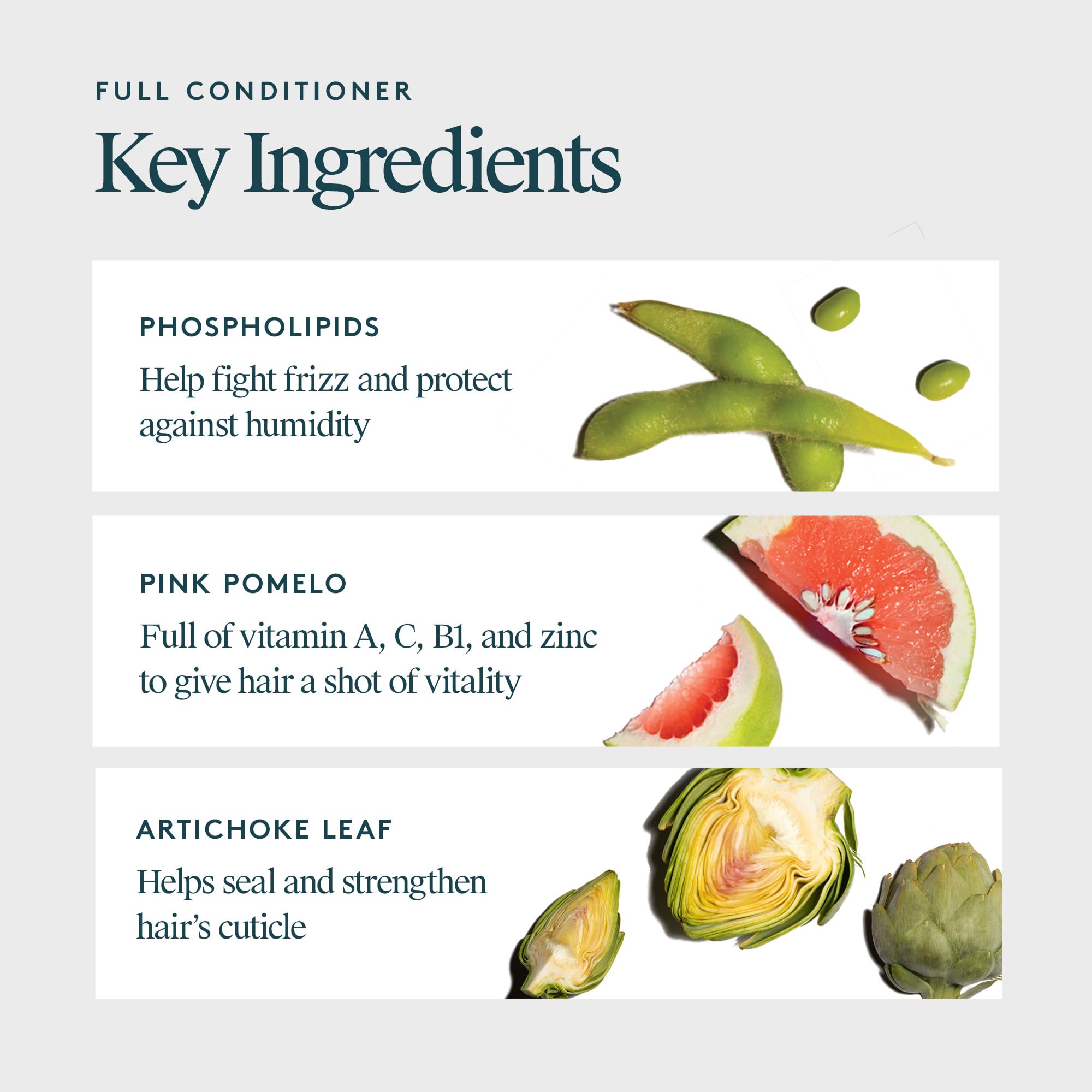 Fragrance notes of VIRTUE conditioner featuring citrus floral blend.