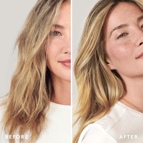 VIRTUE Recovery Conditioner hair cuticle repair close-up suggests restored surface and improved resilience.