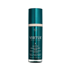 VIRTUE Recovery Damage Reverse Serum bottle close-up showing quick absorption