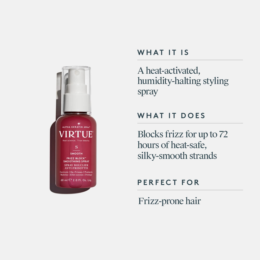 VIRTUE Smooth Frizz Block spray anti-frizz veil for lasting smoothness