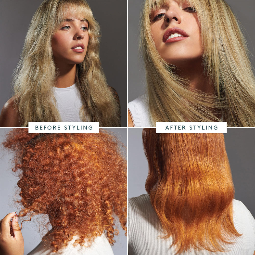 VIRTUE Smooth Frizz Block spray keeps days frizz-free