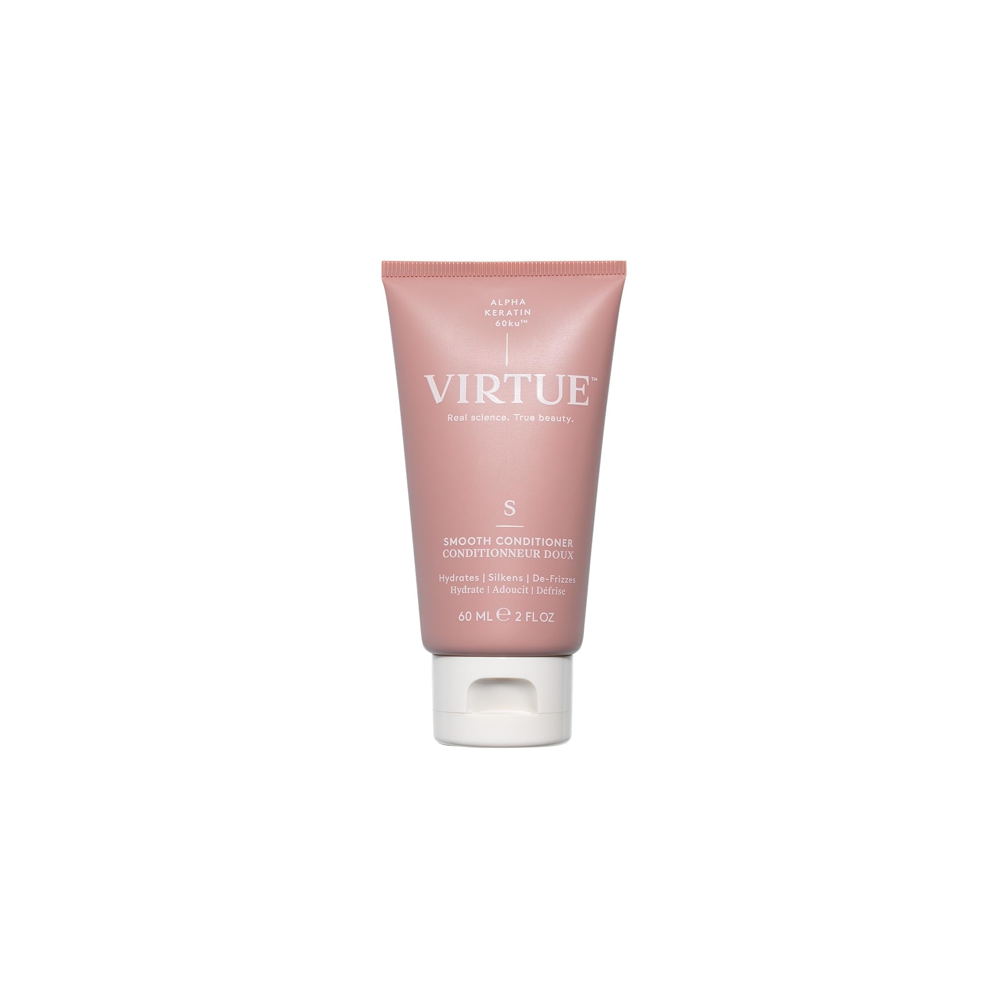 Acondicionador Virtue Smooth: frizz-control para cabello húmedo y manejo diario.