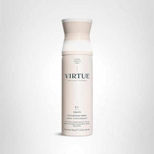 VIRTUE Texturizing Spray before-after shows texture boost