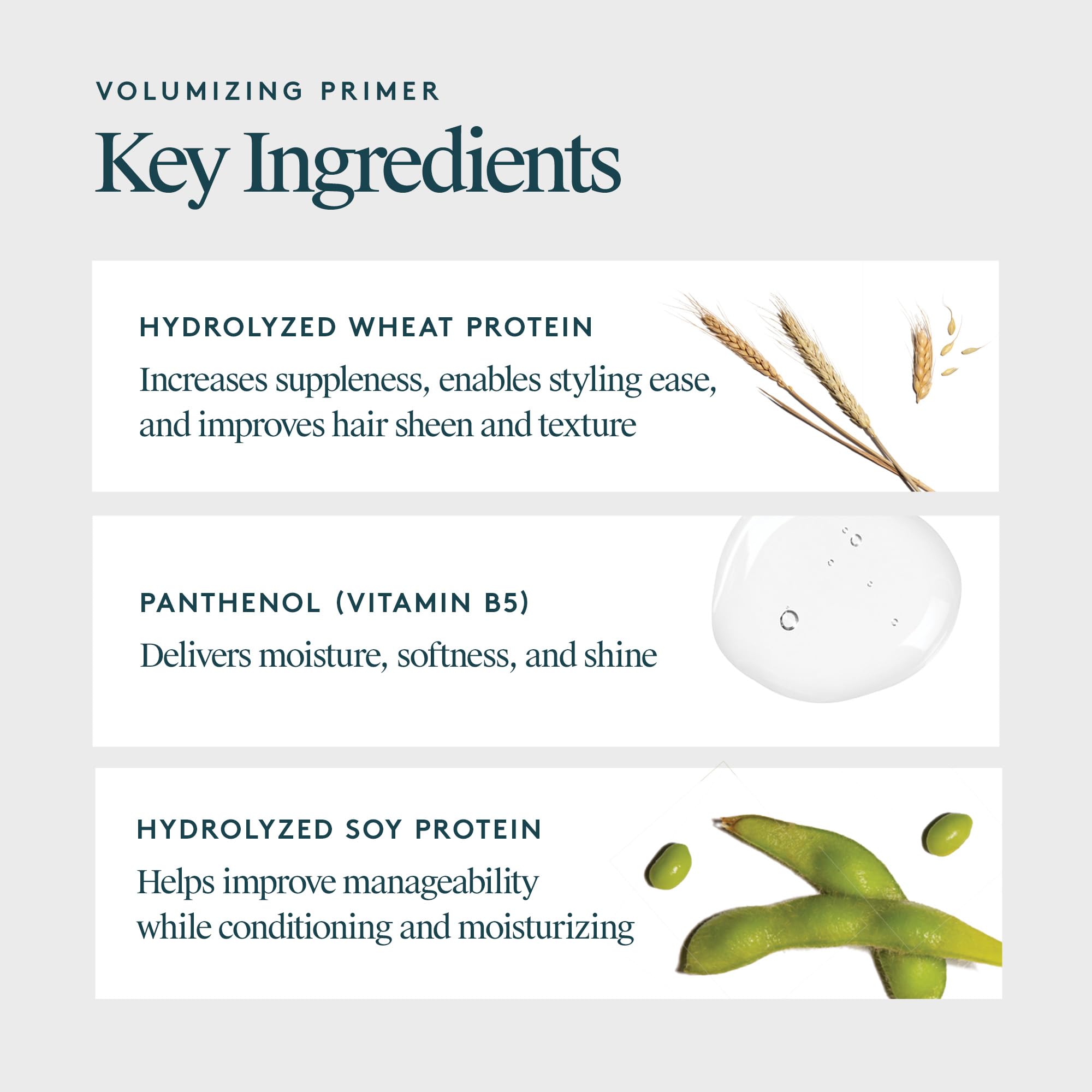Virtue Volumizing Hair Primer Spray root lift focus to emphasize root lift capability.