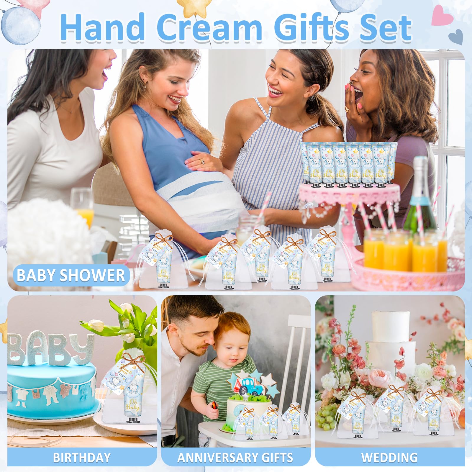 VISCOO gift set suitable for baby showers and weddings, ideal guest thank-you favors
