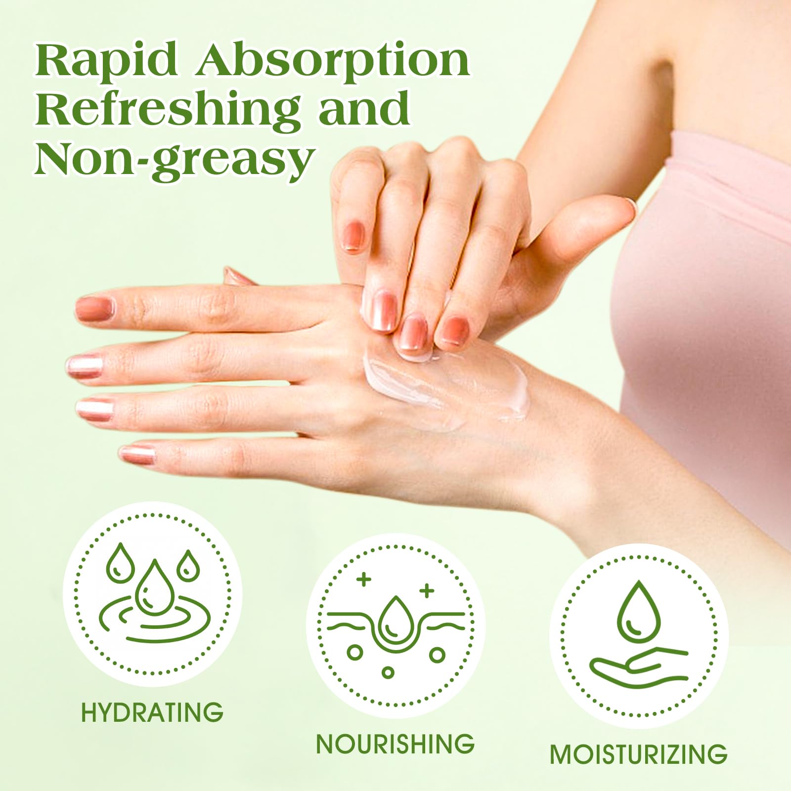 VISCOO cherry blossom hand cream pack shows vibrant scent and moisturized hands.