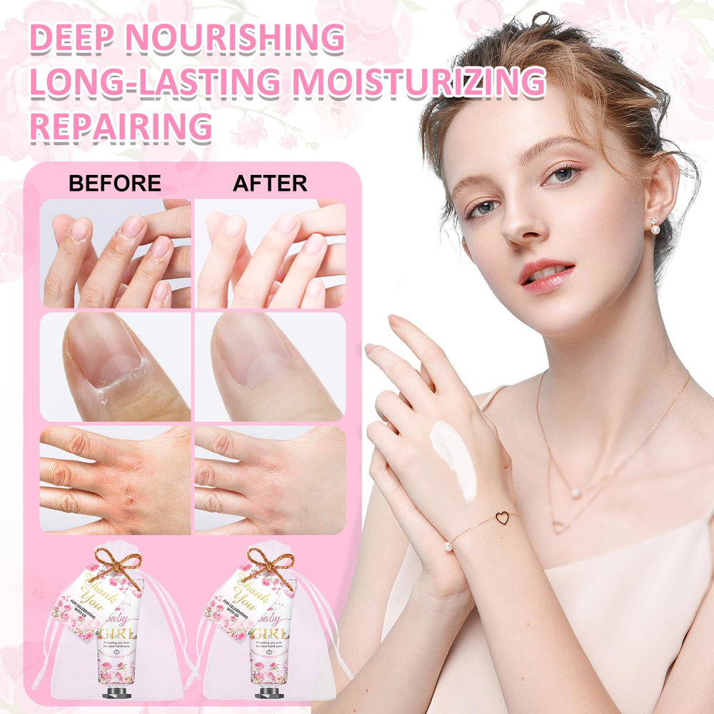 VISCOO hand cream application closeup highlighting quick-absorb hydration.