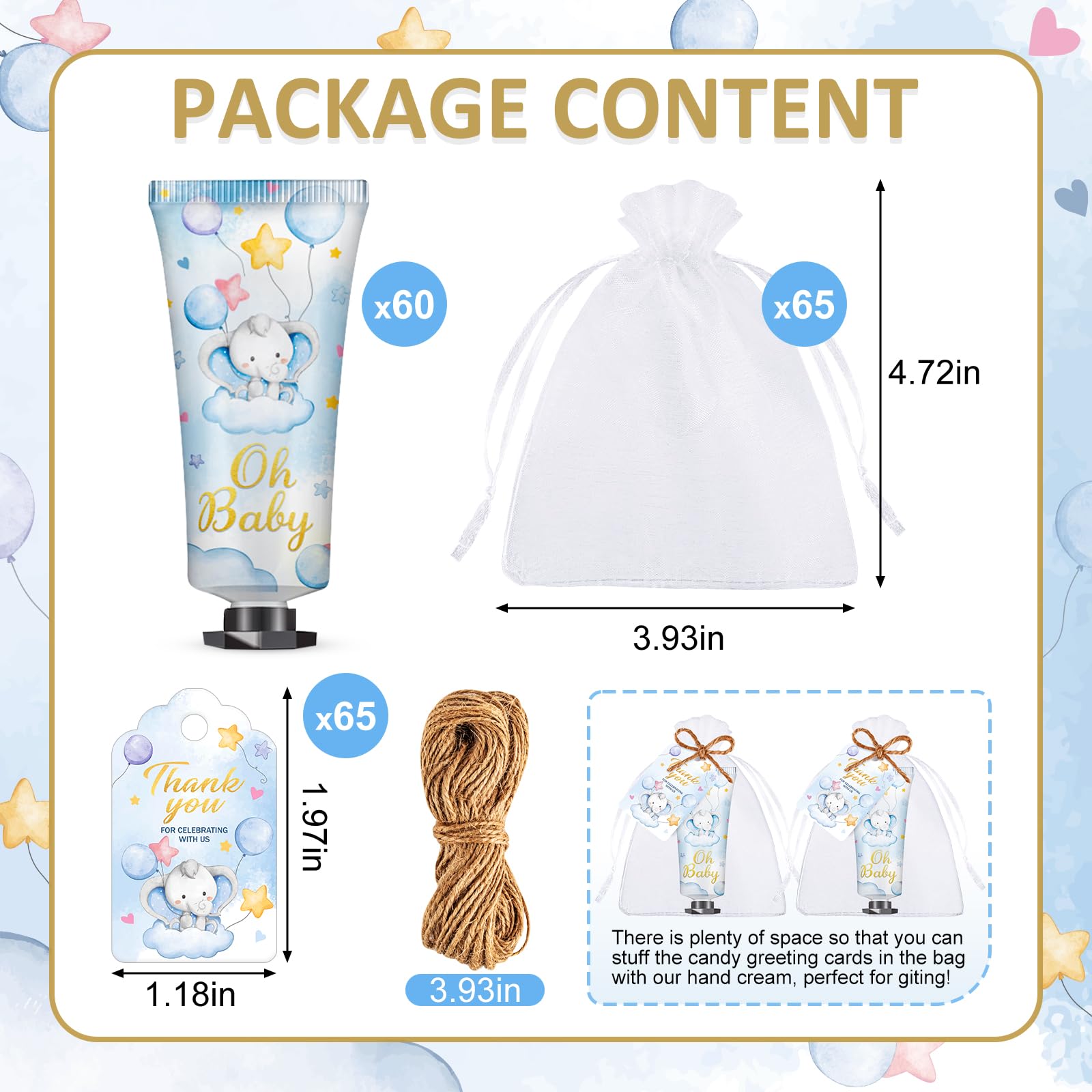 VISCOO hand cream with blue elephant design, moisturizing non-greasy formula for quick use