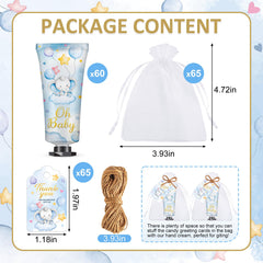VISCOO hand cream with blue elephant design, moisturizing non-greasy formula for quick use