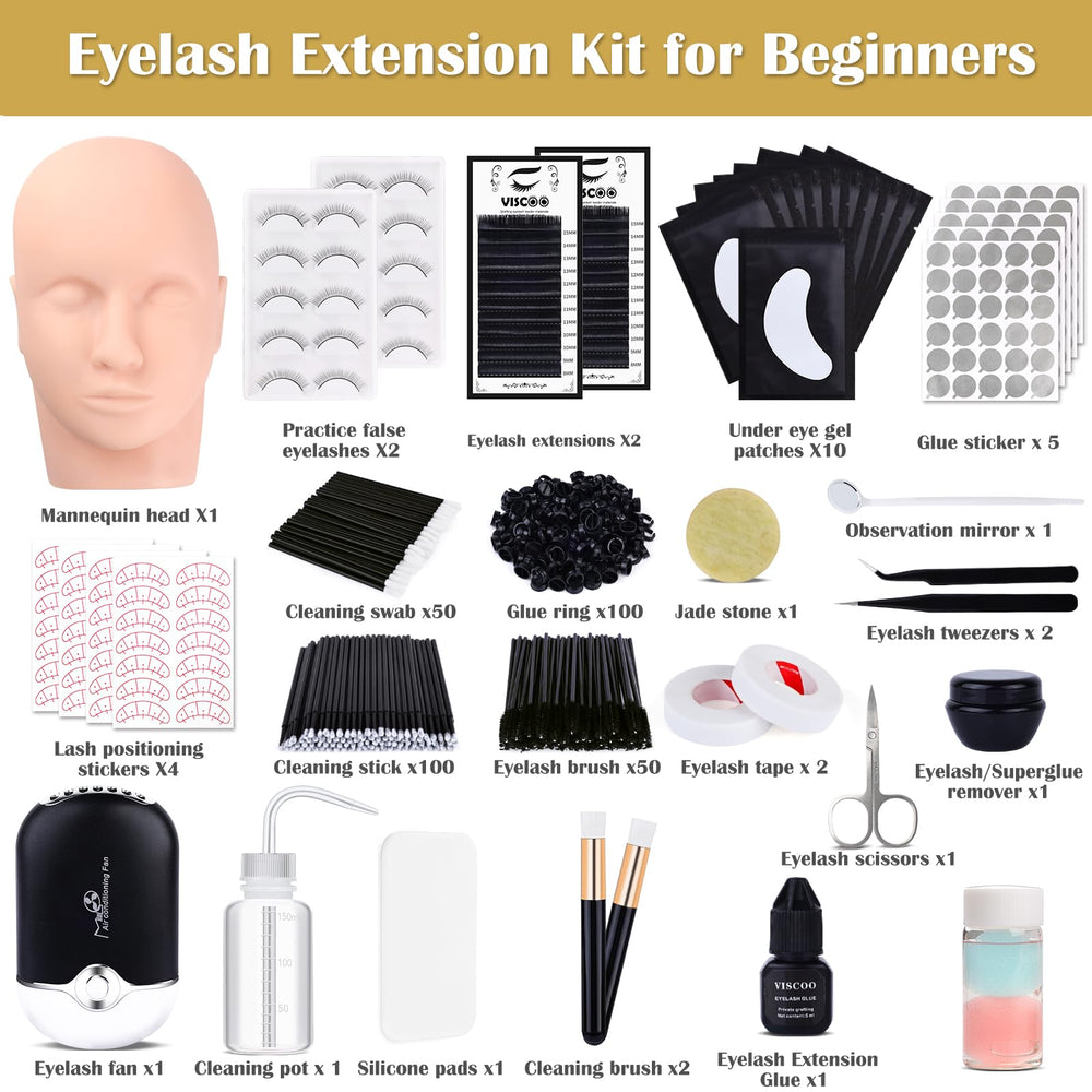 VISCOO-lash-fan-professional image highlights quick drying for efficient workflow
