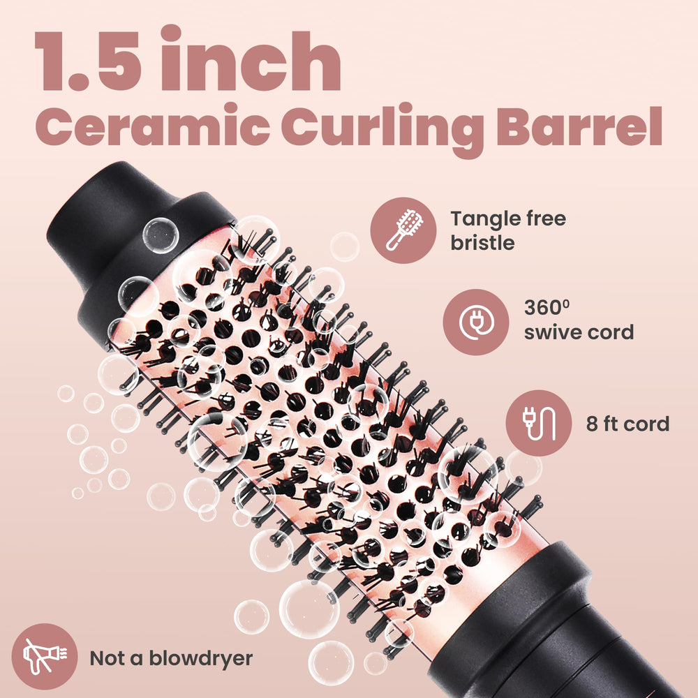 VISOFO Wavy Thermal Brush Pro 7 minute blowout for quick salon-like results