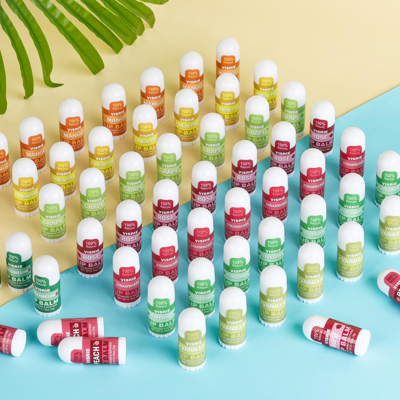 VISRIE mini lip balm Pineapple pack adds zest while sealing in moisture