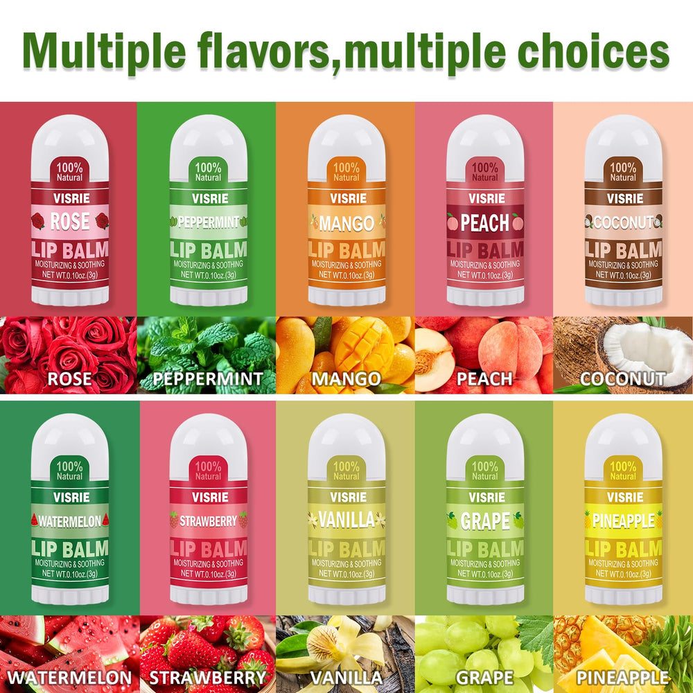 VISRIE mini lip balm Watermelon pack keeps lips hydrated on the go