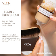 Cepillo Vita Liberata muestra densidad y textura optimizadas para un acabado perfecto.