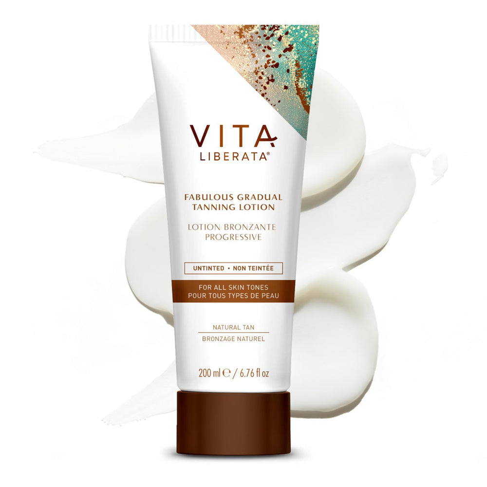 Vita Liberata Fabulous Gradual Tanning Lotion bottle showing a buildable glow