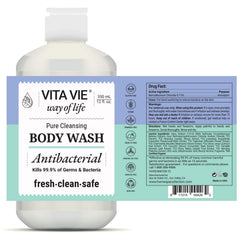 VITA VIE Body Wash rich lather evokes refreshing scent and skin-nourishing care