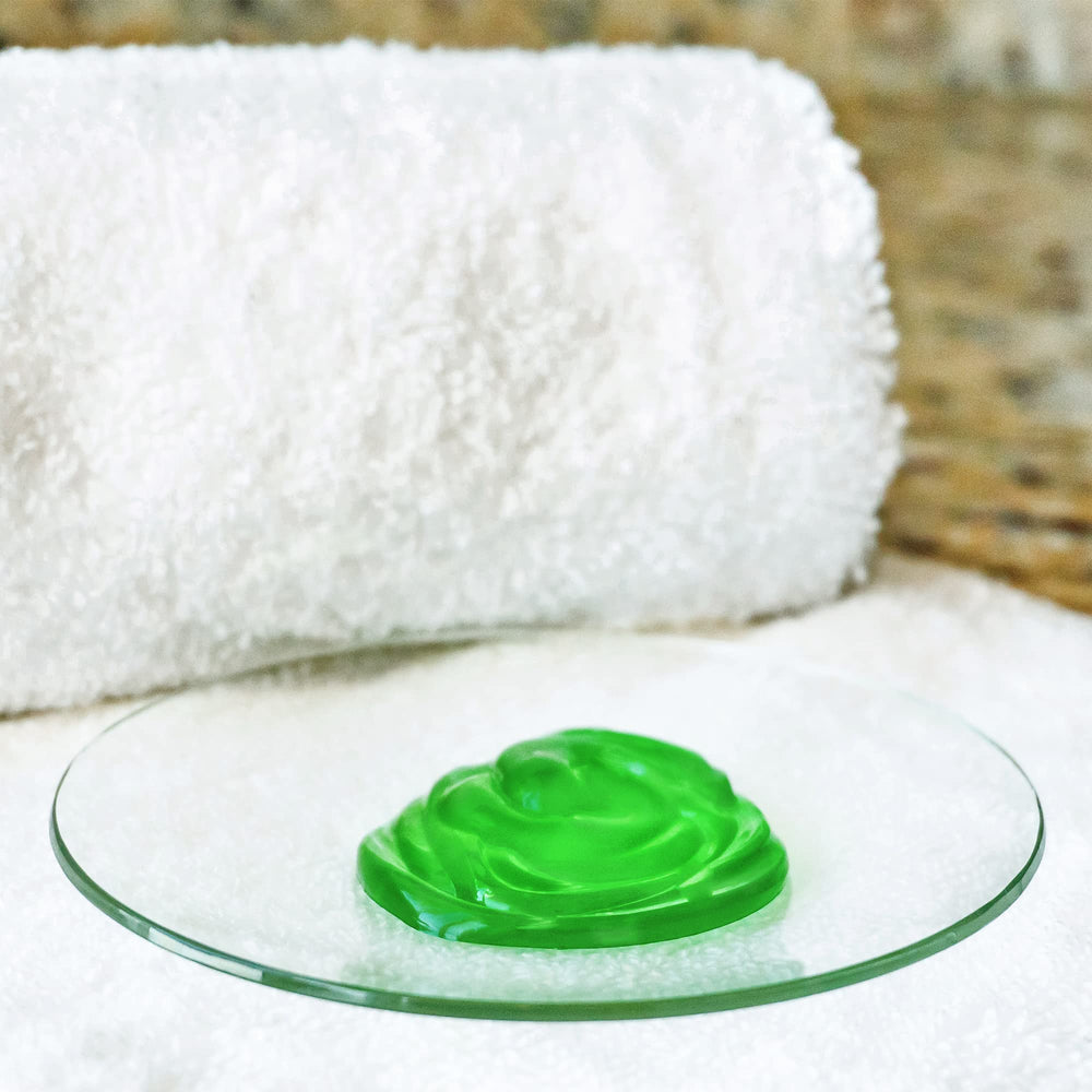 Vitabath Original Spring Green lather closeup emphasizes moisturizing cleansing