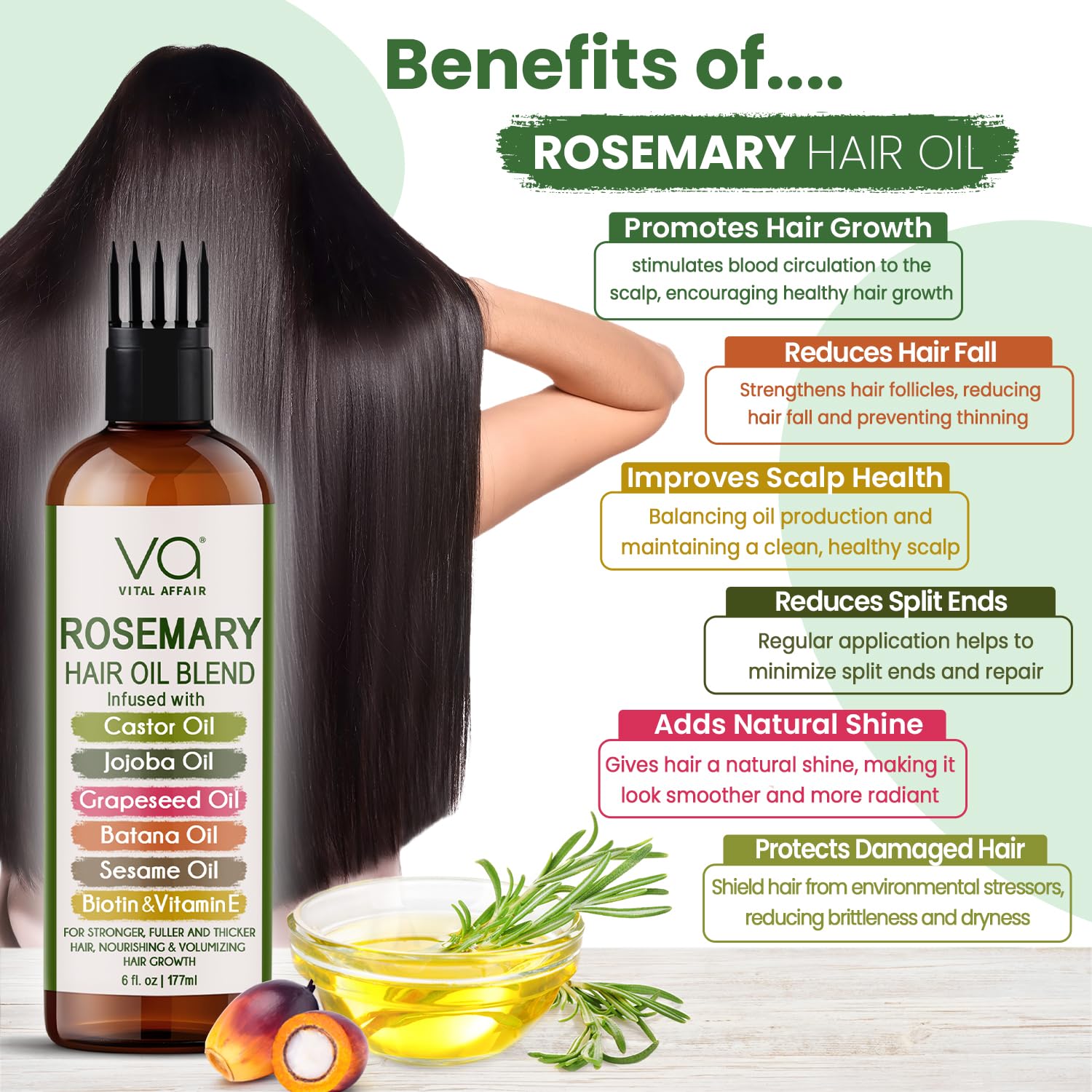VITAL AFFAIR Rosemary-based dandruff relief for a healthier scalp