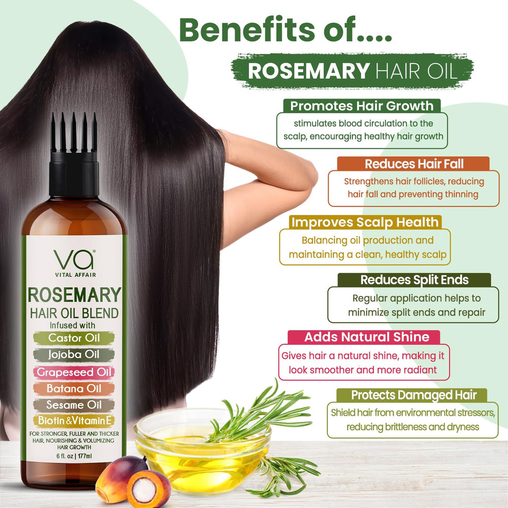 VITAL AFFAIR leave-in rosemary oil glow for versatile use