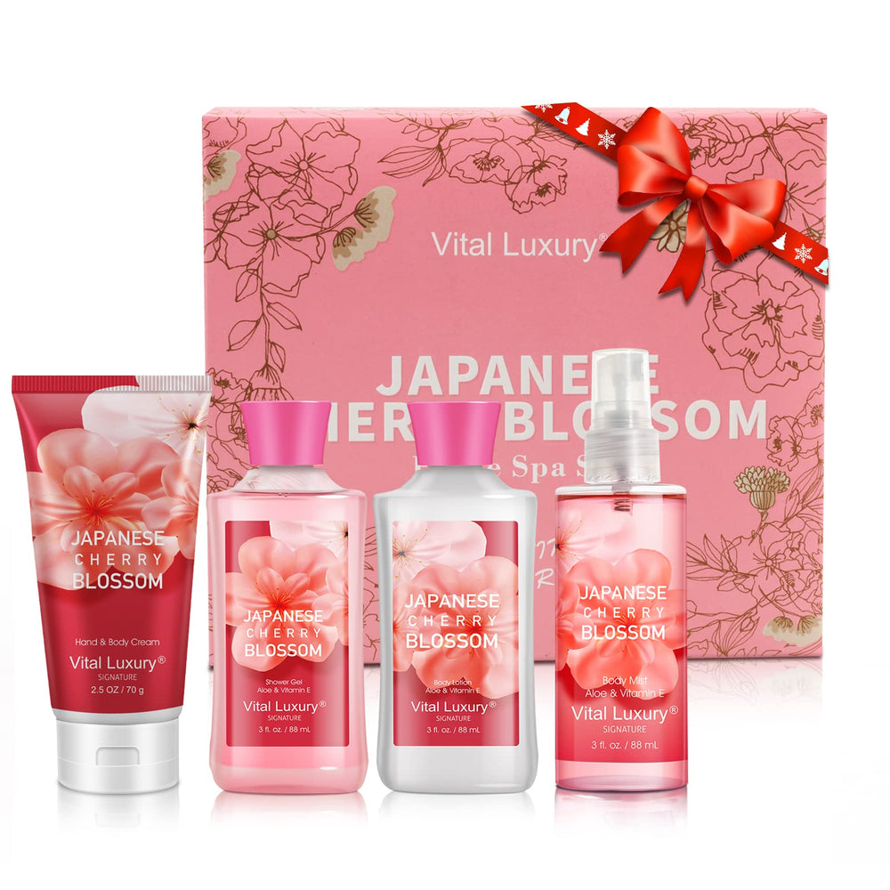 Vital Luxury bath kit body lotion delivers hydrating moisture after shower for soft, resilient skin.