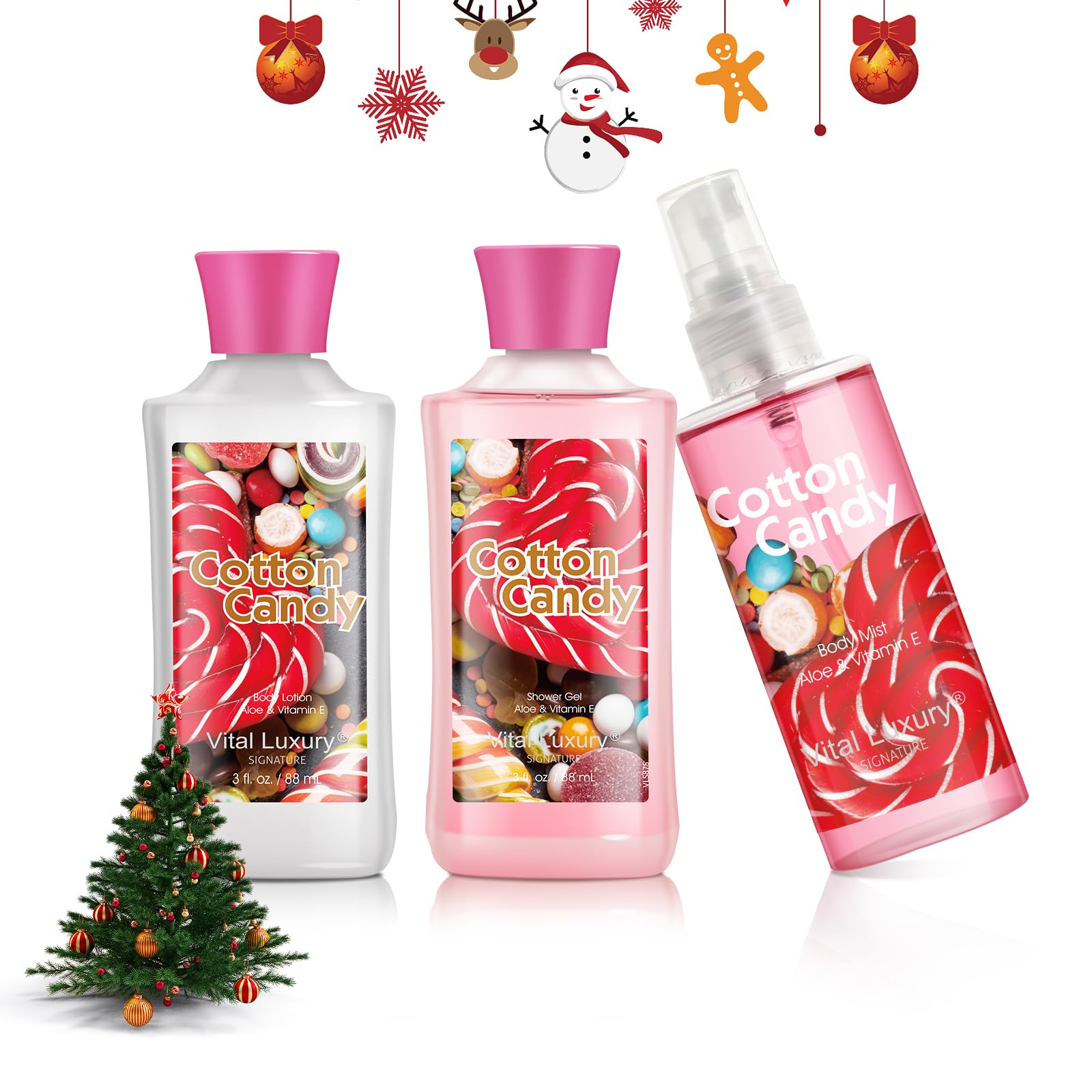 Vital Luxury shower gel bottle closeup—smooth daily pampering preview.