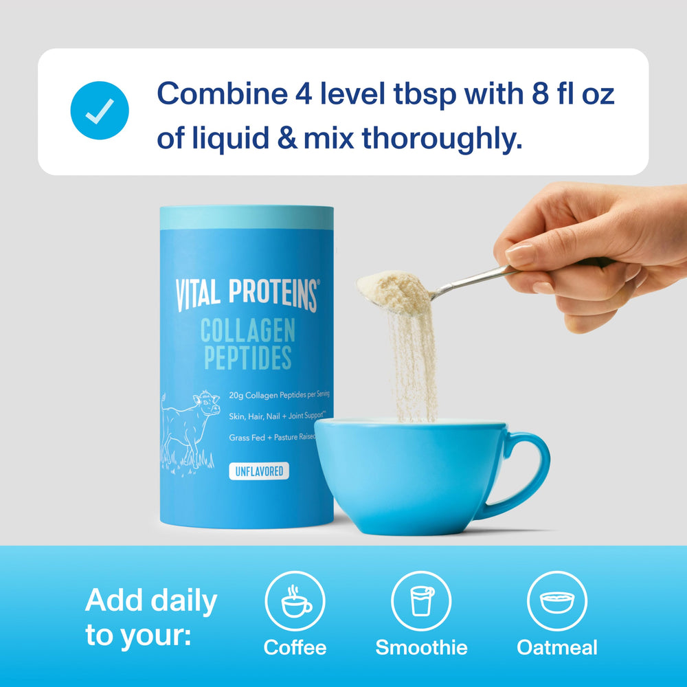 Vital Proteins nutrition label closeup showing ingredient transparency