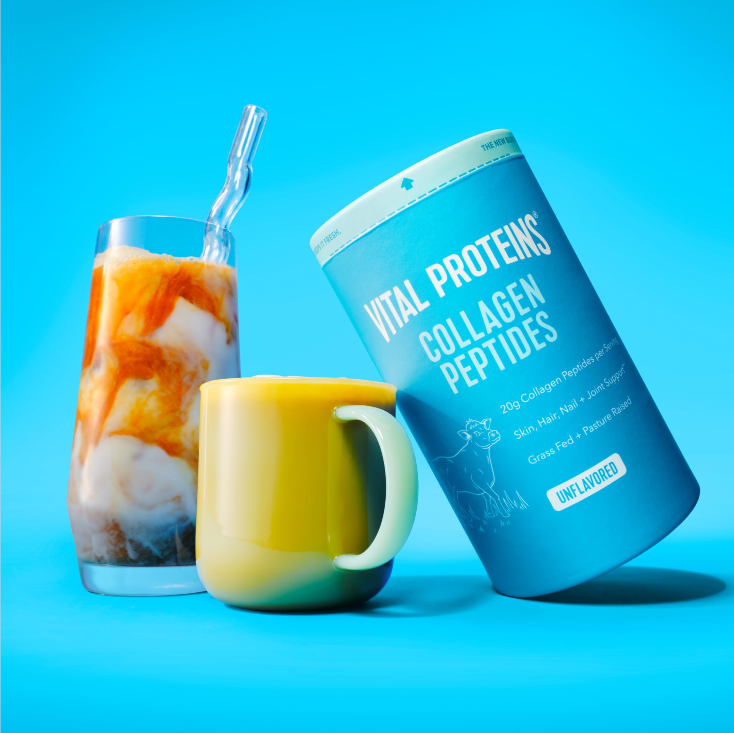 Vital Proteins powder close-up texture highlighting quick dissolution