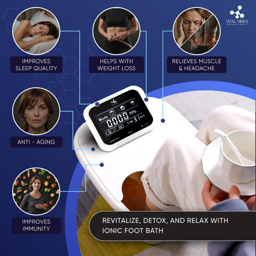 Vital Vibes ionic foot spa array delivers stronger sessions and longer life.