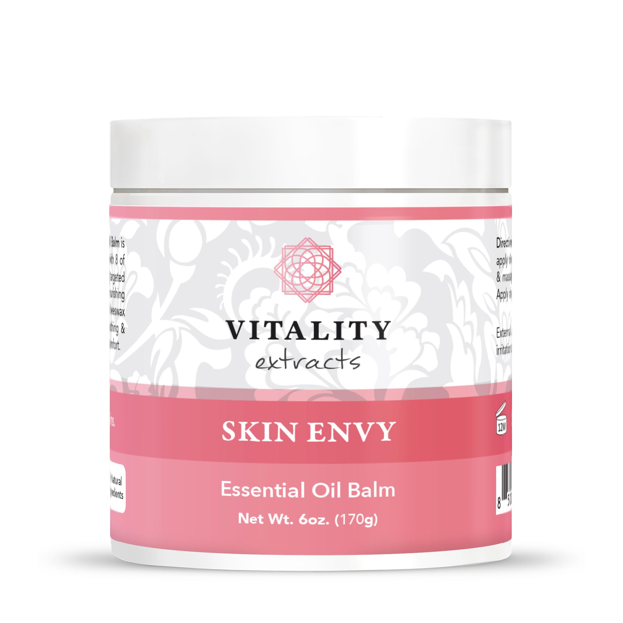 Vitality Skin Envy Balm bottle showcasing rich hydration for dry skin