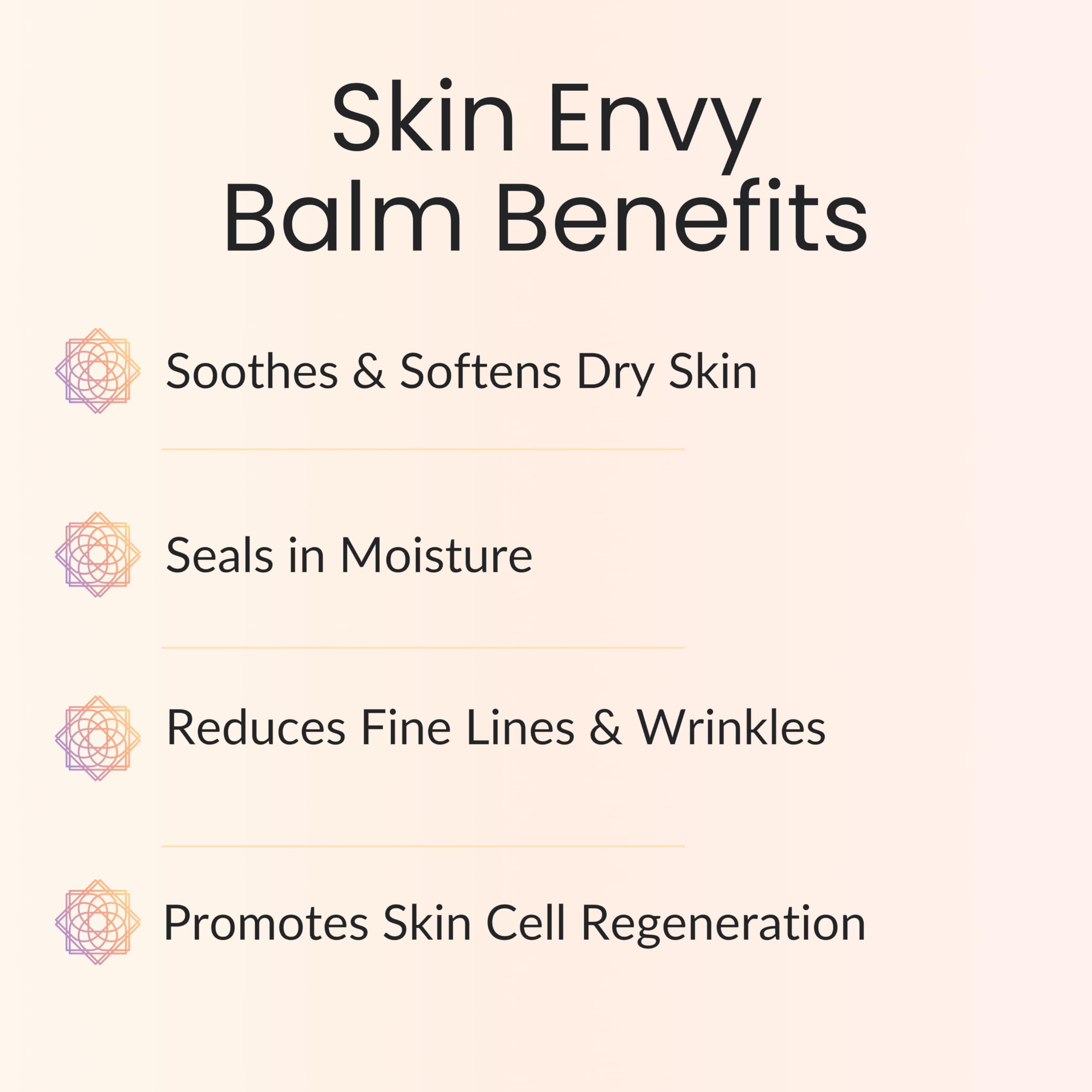 Vitality Skin Envy Balm beeswax detail emphasizes barrier protection and hydration