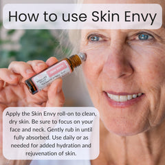 Vitality Skin Envy serum texture closeup highlighting lightweight hydration