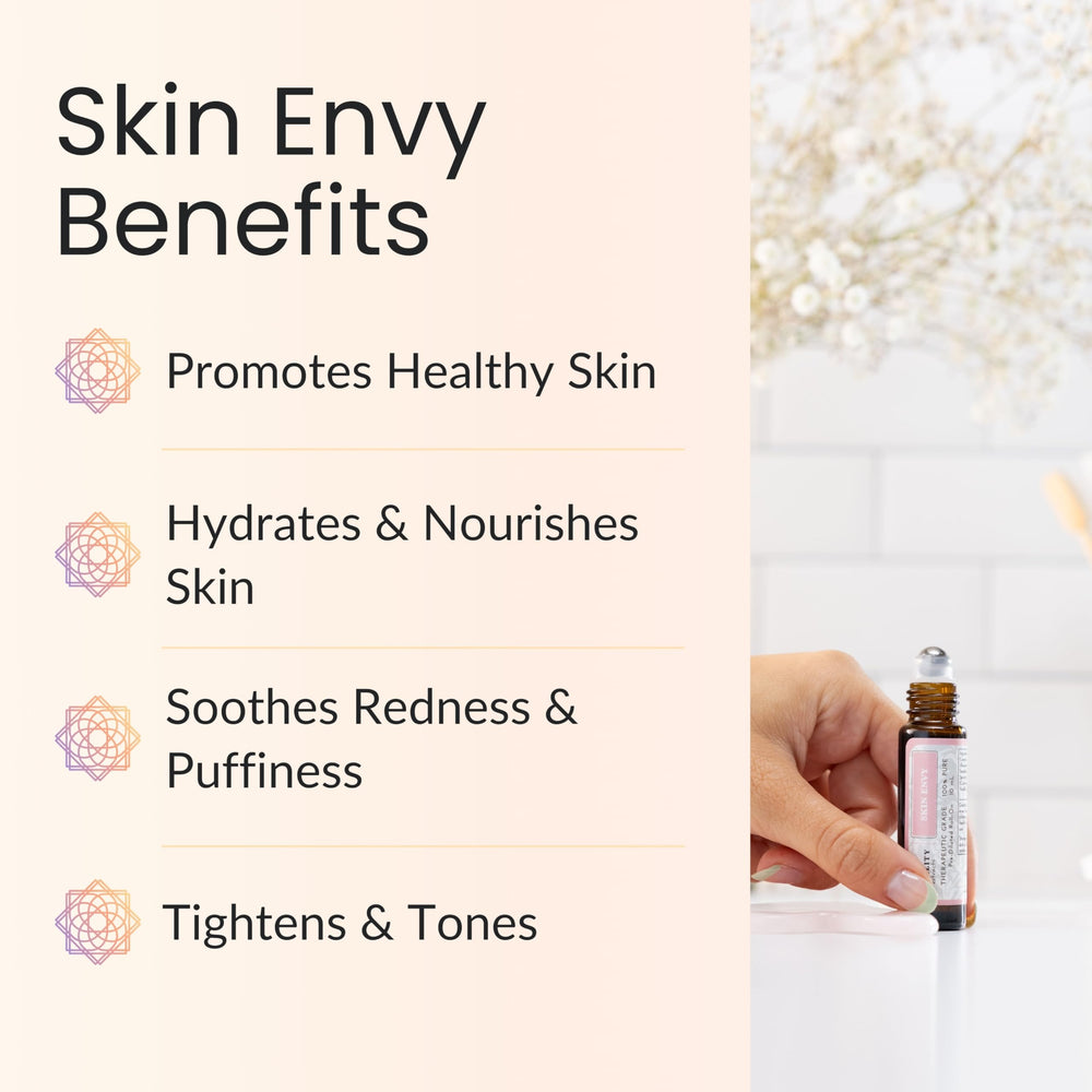 Vitality Skin Envy vegan cruelty free badge highlighting ethical ingredients
