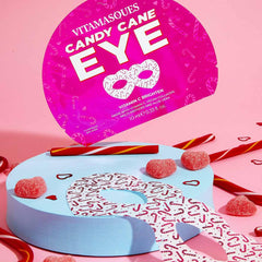 Vitamasques Candy Cane Mask Set packaging highlights a festive gift idea.