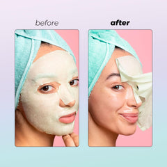 Vitamasques Niacinamide Blueberry sheet mask for balanced skin and radiant glow.