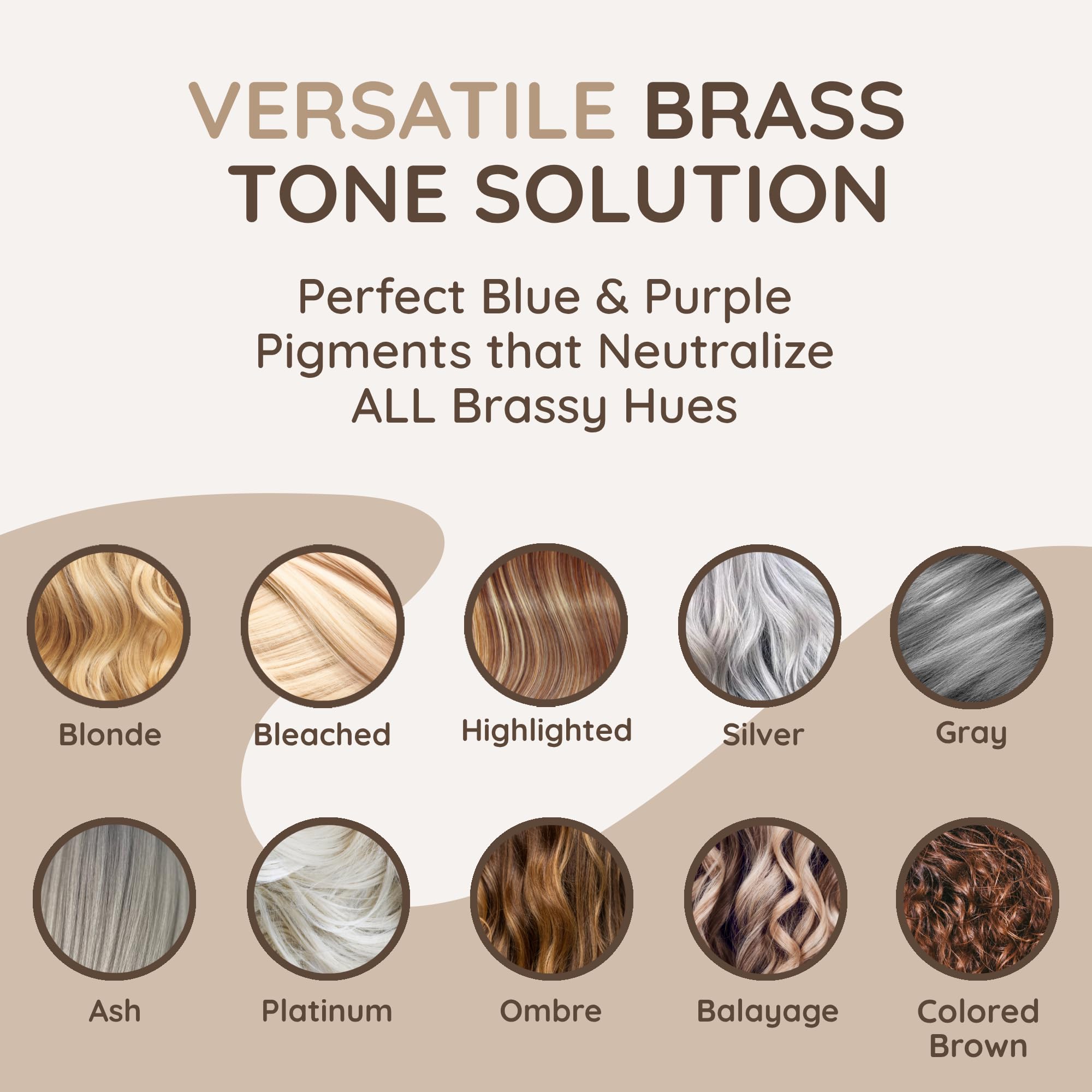 VITAMINS hair cosmetics color-enhancing formula swatch demonstrating vibrant, lasting tones.