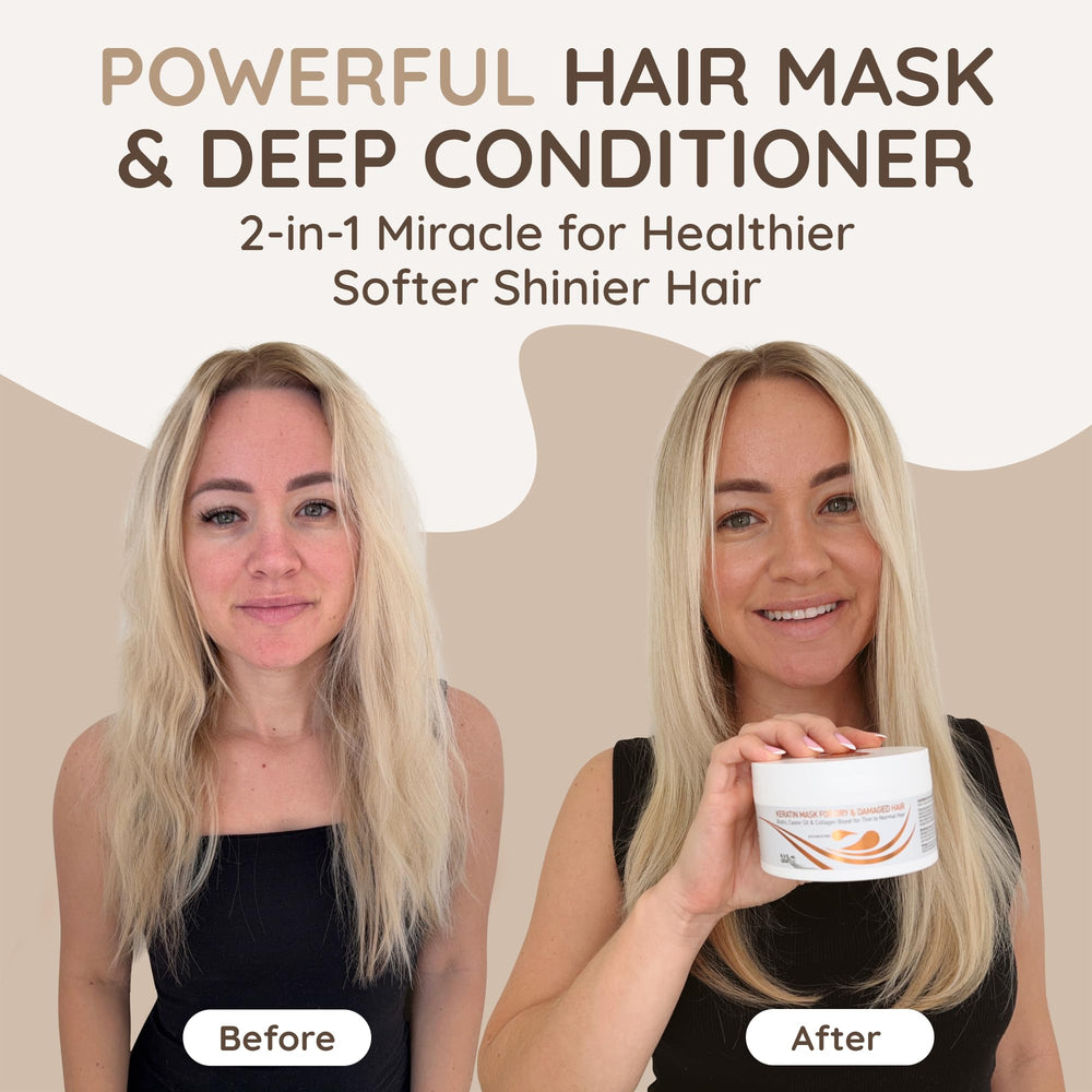 VITAMINS hair cosmetics protein repair keratin treatment jar highlighting deep conditioning hydration