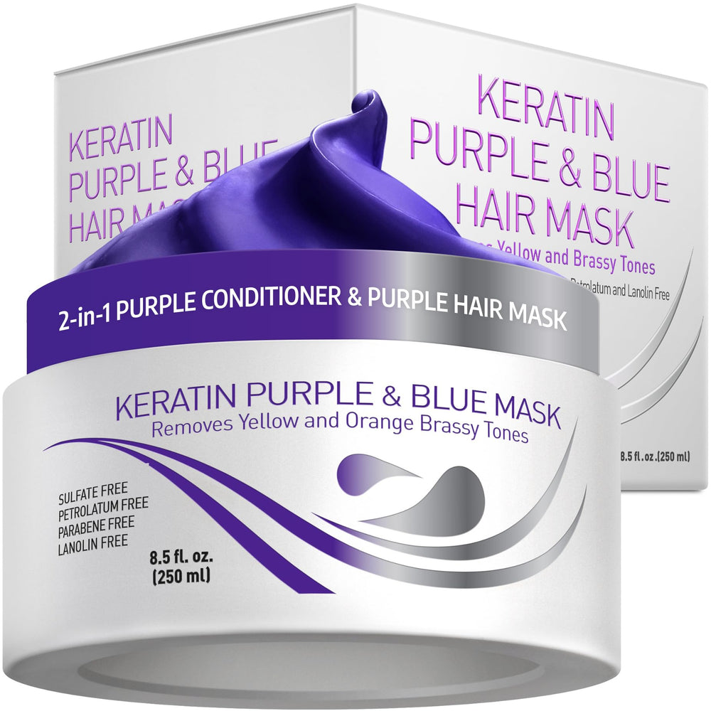 VITAMINS hair cosmetics on-dresser setup showcasing premium conditioning essentials for color-treated hair.