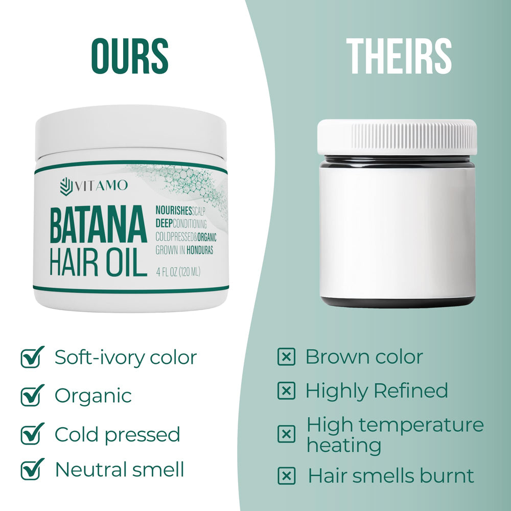 Vitamo Batana oil beard care application showing softening and conditioning.